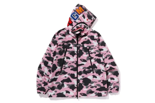 WARM UP CAMO SHARK HOODIE JACKET