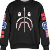 Bape Shark 3d printing hoodie men’s round neck