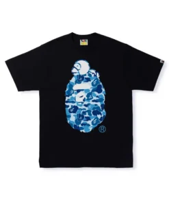 ABC Camo Big Ape Head Baby Milo T-Shirt black blue