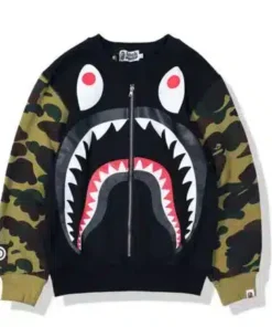 BAPE Camo Shark Teeth Sweater