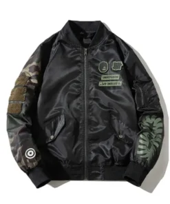 BAPE x Alpha MA-1 Green Jacket