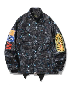 Bape Camo Shark Star M-65 Jacket