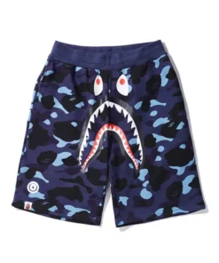 Blue Bape Shark Shorts