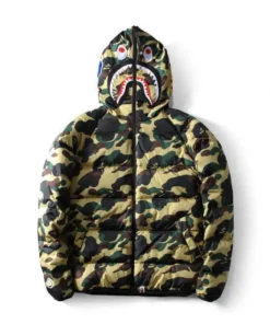 Bape Shark Jacket in Classic Camouflage