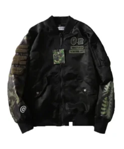 Bape Jacket in Woodland Camo Sleeve Capsule