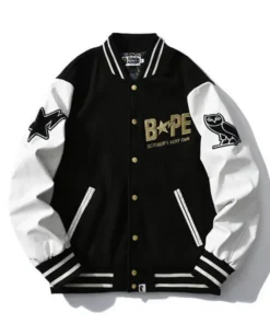 White Millo Bape Star Jacket