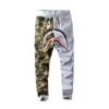 BAPE Camo Heathered Gray Shark Pant