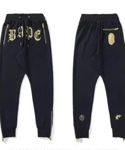 BAPE Ape Head Mattelic Print Pant