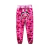 BAPE Camo Shark Head soft waist Pant