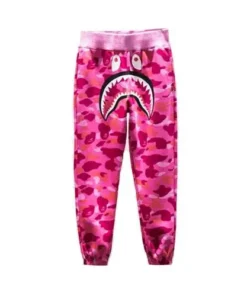 BAPE Camo Shark Head soft waist Pant