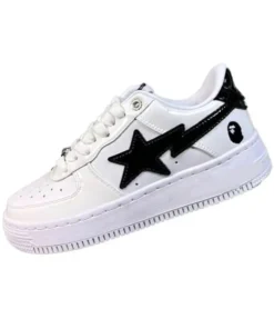 White Bape Sneakers Mens